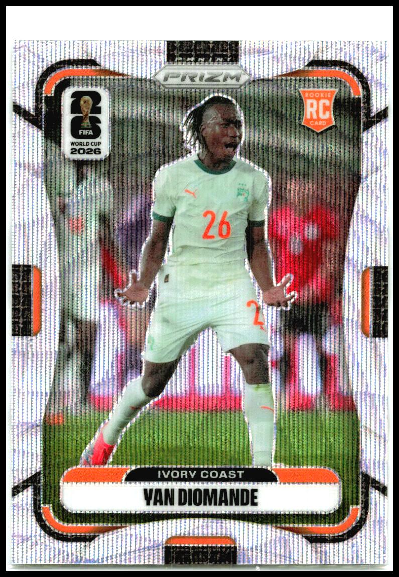 2026 Panini Prizm FIFA World Cup Wave Prizms #257 Yan Diomande Cote D'Ivoire