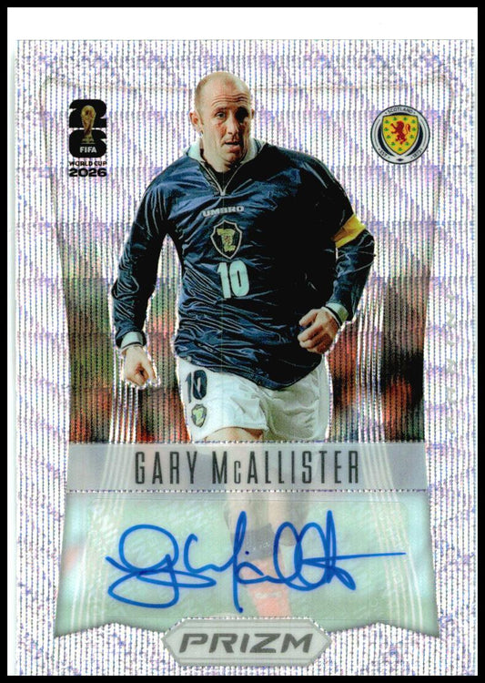 2026 Prizm FIFA World Cup Throwback Signatures Wave #12-GMA Gary McAllister AU