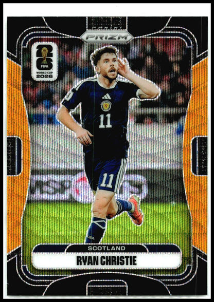 2026 Prizm FIFA World Cup Black & Gold Wave /8 #390 Ryan Christie Scotland