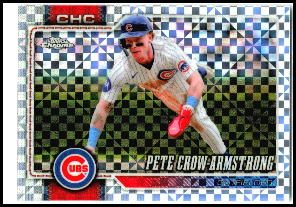 2026 Topps Chrome X-Fractor #45 Pete Crow-Armstrong Chicago Cubs