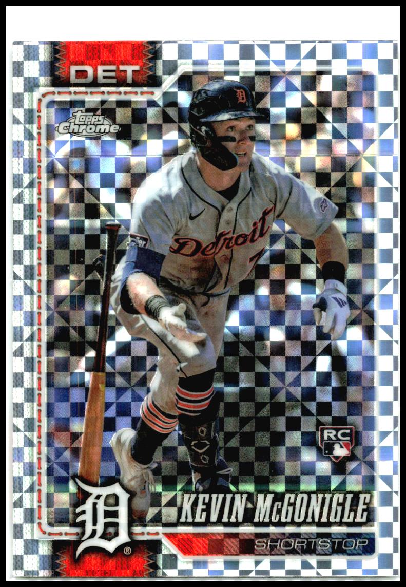 2026 Topps Chrome X-Fractors #16 Kevin McGonigle RC Detroit Tigers