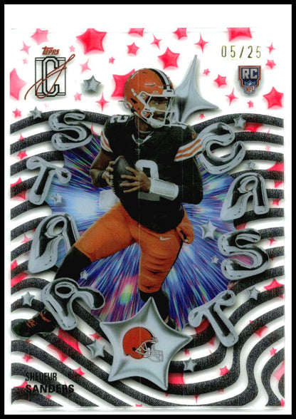 2025 Topps Signature Class Star Cast Red #SC-4 Shedeur Sanders Browns