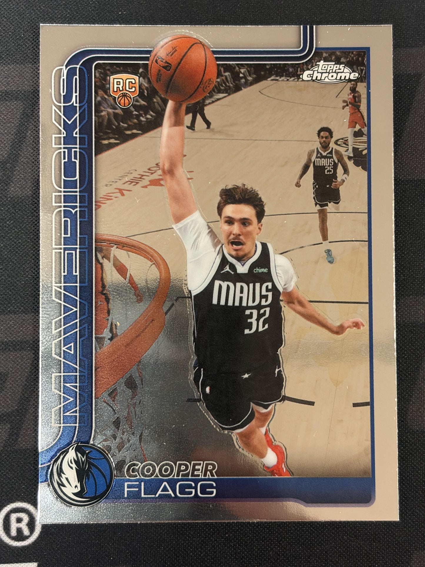 2025-26 Topps Chrome Update #151 Cooper Flagg RC Dallas Mavericks