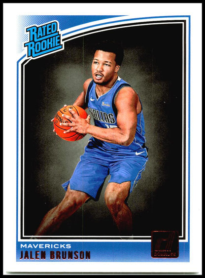 2018-19 Donruss #179 Jalen Brunson RC Dallas Mavericks
