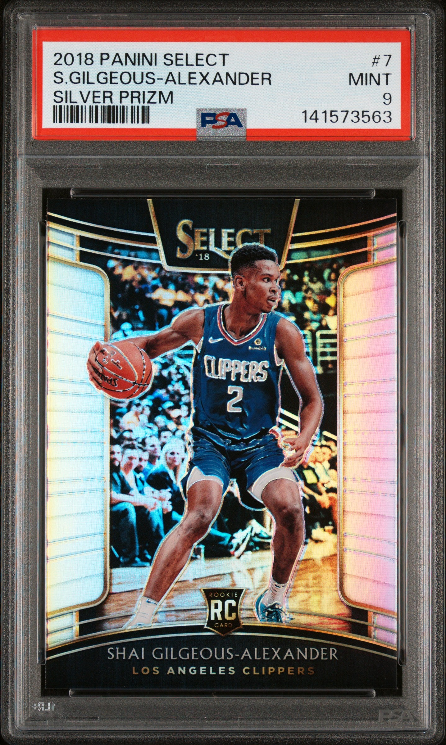 2018 Panini Select Silver Prizm #7 S.Gilgeous-Alexander