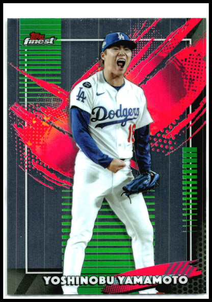 2026 Topps Finest Rare ##213 Yoshinobu Yamamoto Dodgers