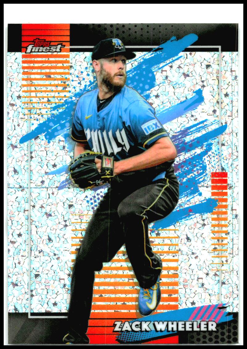 2026 Finest Mini-Diamond Refractors #160 Zack Wheeler Philadelphia Phillies