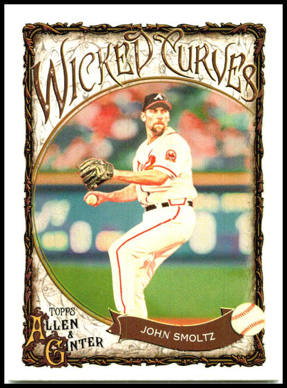 2025 Topps Allen & Ginter Wicked Curves #WC-34 John Smoltz Atlanta Braves
