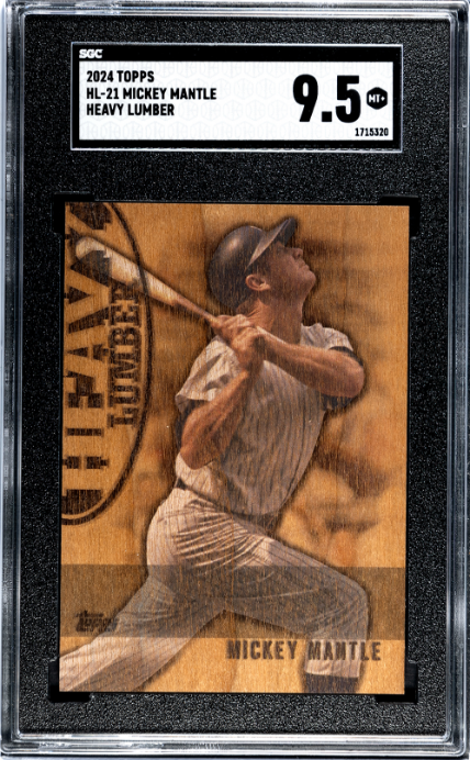 2024 Topps Heavy Lumber #HL-21 Mickey Mantle
