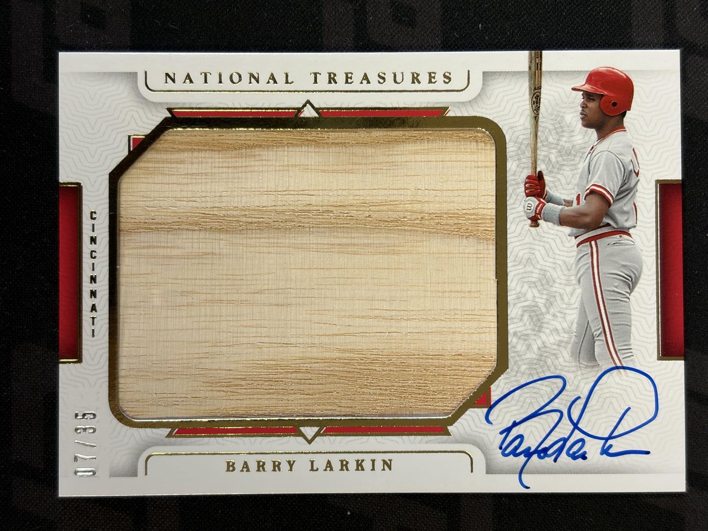 2024 National Treasuers Legendary Jumbo Lumber /35 #LIS-BLK Barry Larkin