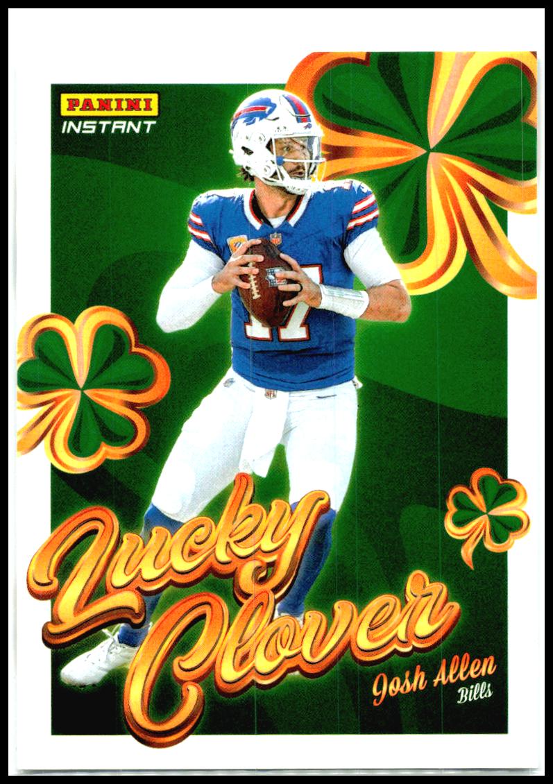 2025 Panini Instant Lucky Clover #2 Josh Allen Buffalo Bills