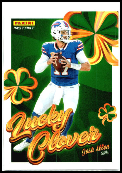 2025 Panini Instant Lucky Clover #2 Josh Allen Buffalo Bills