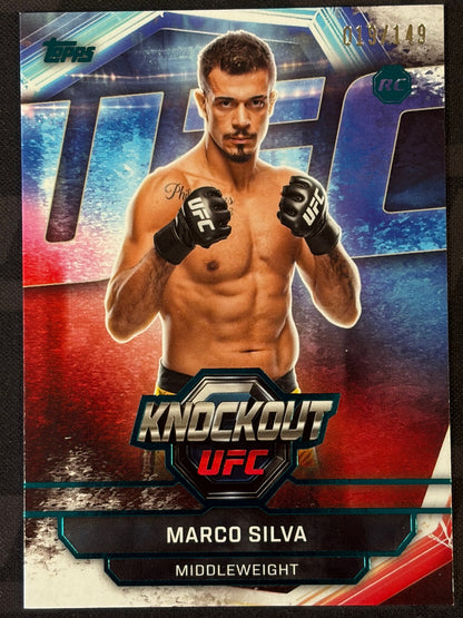 2026 Topps Knockout UFC Teal #67 Marco Silva RC #/149