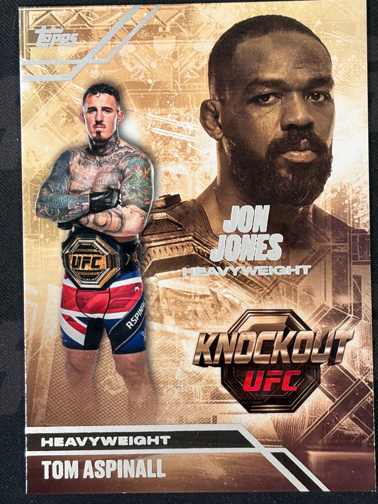 2026 Topps Knockout UFC Octagon Successors #OS-4 Jon Jones / Tom Aspinall