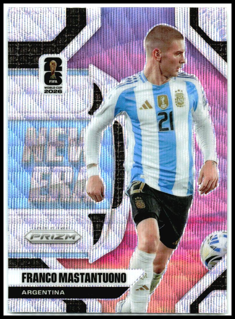 2026 Panini Prizm FIFA World Cup New Era Wave Prizms #24 Franco Mastantuono RC