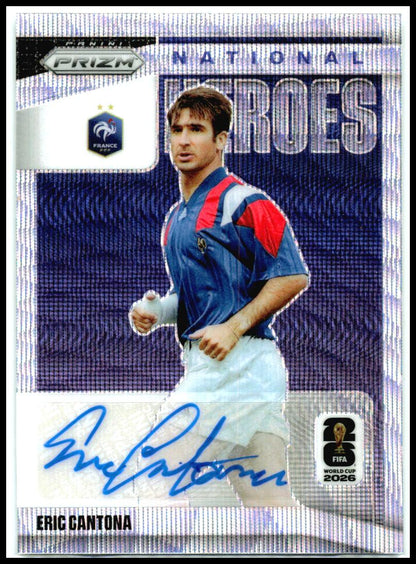 2026 Panini Prizm FIFA World Cup National Heroes Wave Auto #NH-EC Eric Cantona