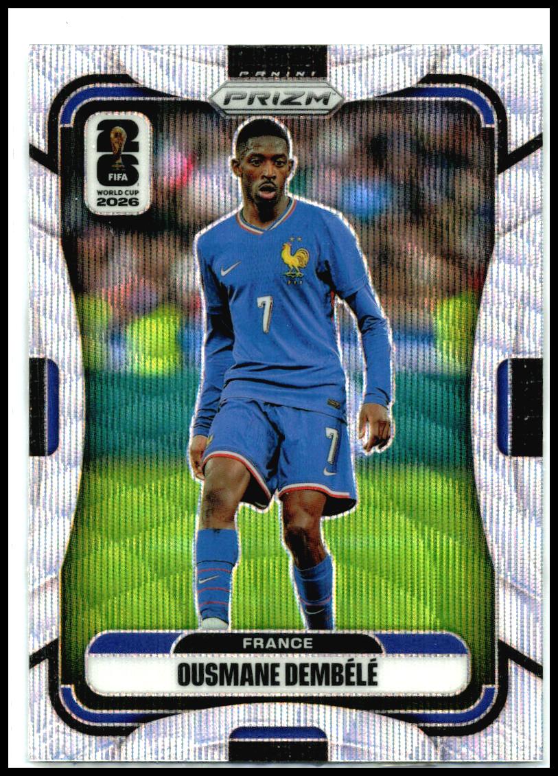 2026 Panini Prizm FIFA World Cup Wave Prizms #37 Ousmane Dembele France