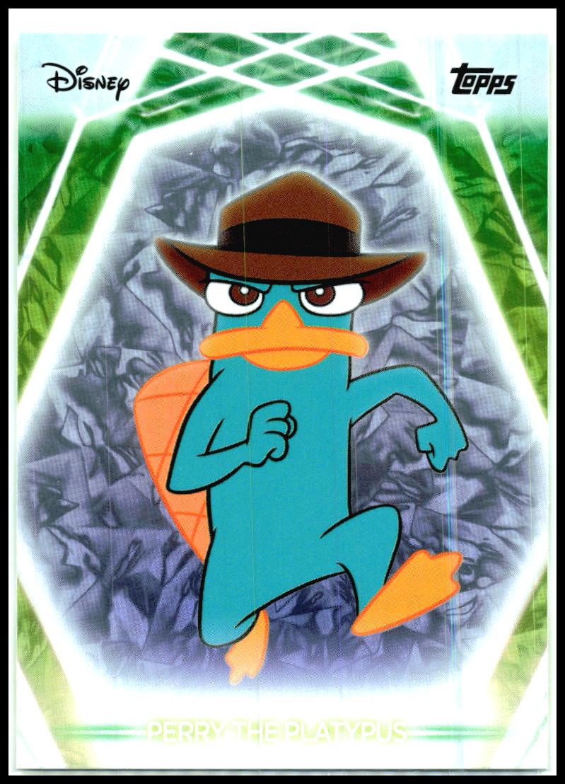 2026 Topps Disney Neon Snow Caps #5 Perry the Platypus