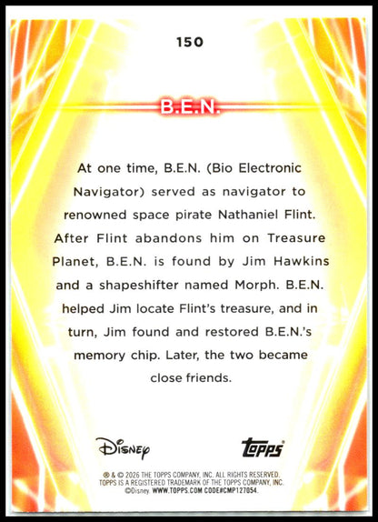 2026 Topps Disney Neon #150 B.E.N.