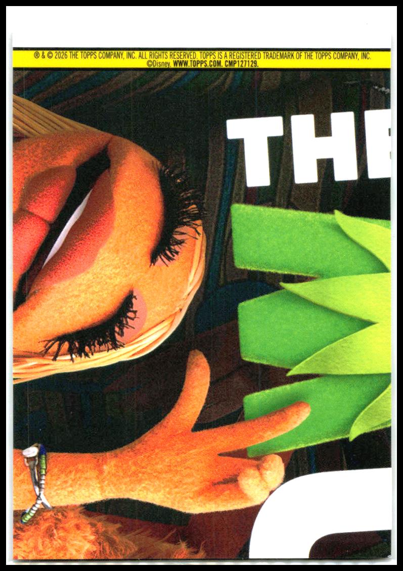 2026 Topps Disney Neon The Muppets Puzzle #MP-10 Kermit