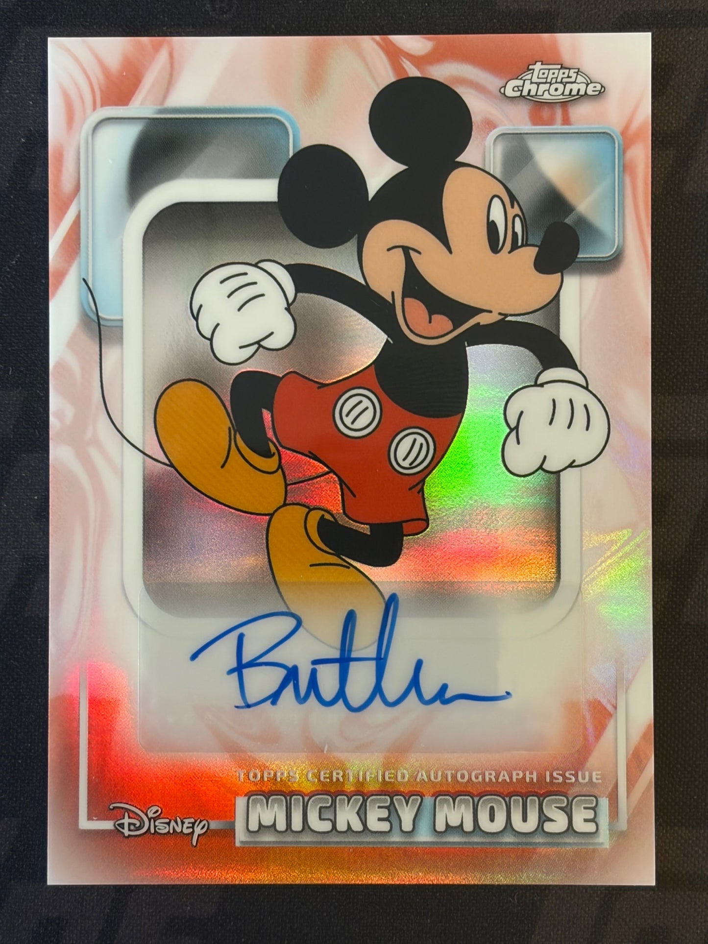 2026 Topps Chrome Disney Authentic Autographs #AA-BI Bret Iwan