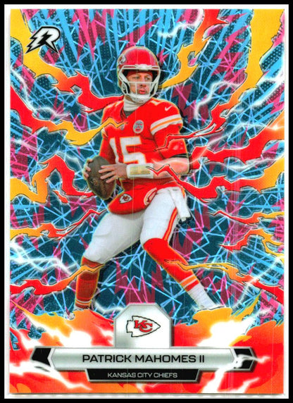 2025 Topps Resurgence Sky Blue & Pink Shock #47 Patrick Mahomes II Chiefs