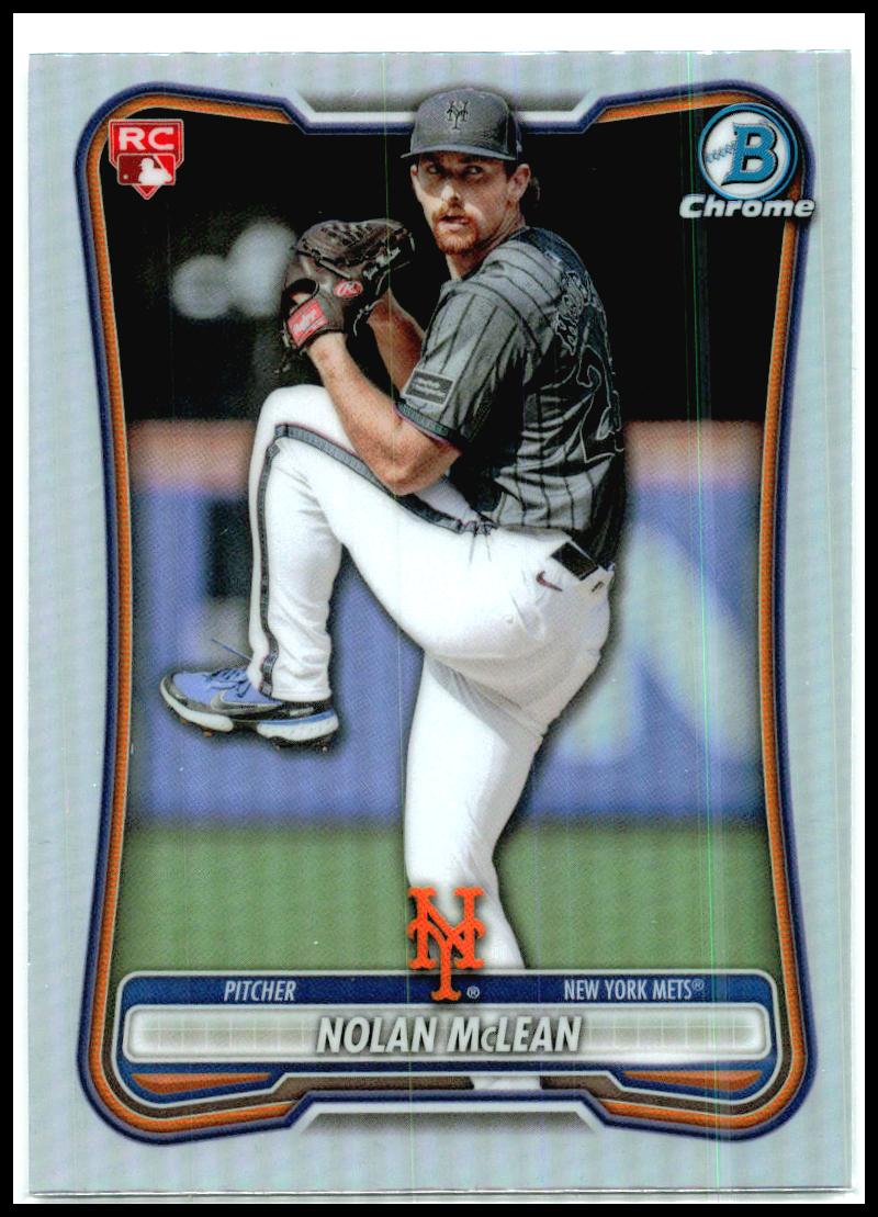 2026 Bowman Chrome Red RC #85 Nolan McLean Mets