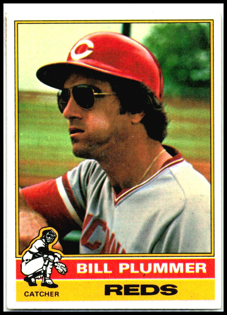 1976 Topps #627 Bill Plummer Cincinnati Reds