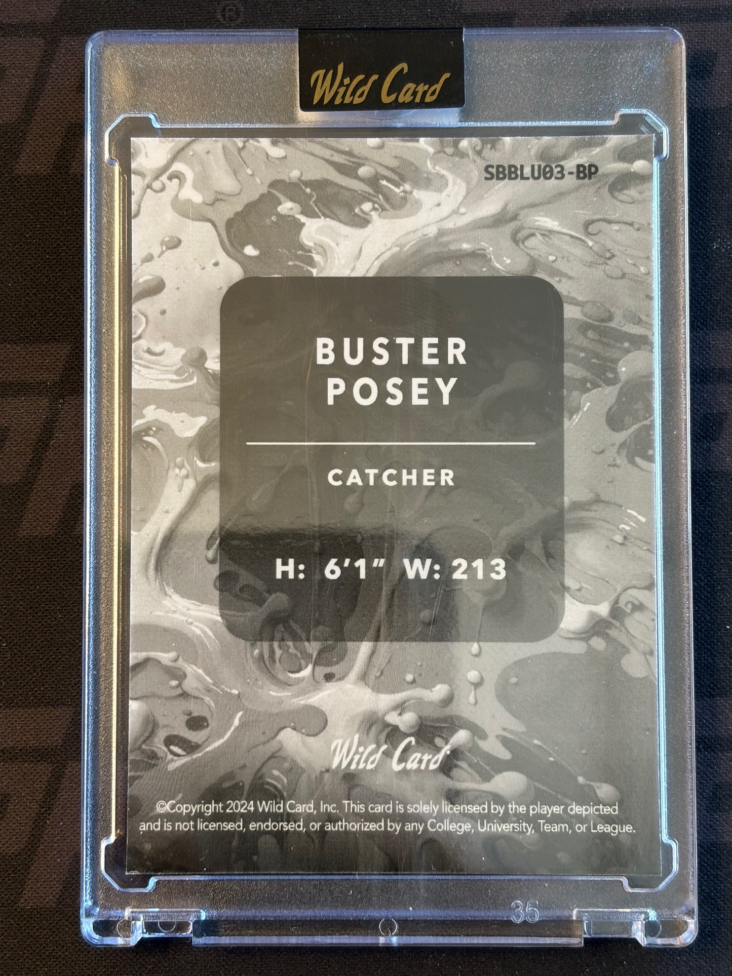 2024 Wild Card Splat/4 #SBBLU03-BP Buster Posey Giants