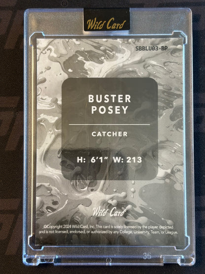 2024 Wild Card Splat/4 #SBBLU03-BP Buster Posey Giants