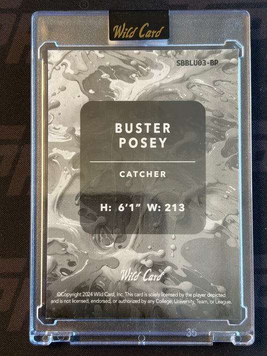 2024 Wild Card Splat/4 #SBBLU03-BP Buster Posey Giants