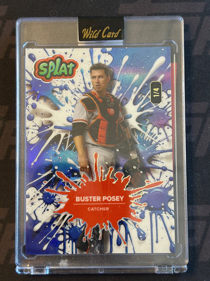 2024 Wild Card Splat/4 #SBBLU03-BP Buster Posey Giants