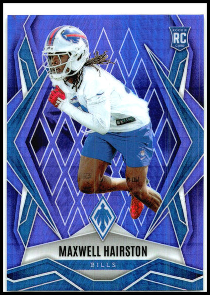 2025 Phoenix Purple Hyper Prizm #237 Maxwell Hairston RC Bills