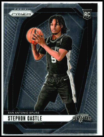 2024-25 Panini Prizm #234 Stephon Castle RC San Antonio Spurs