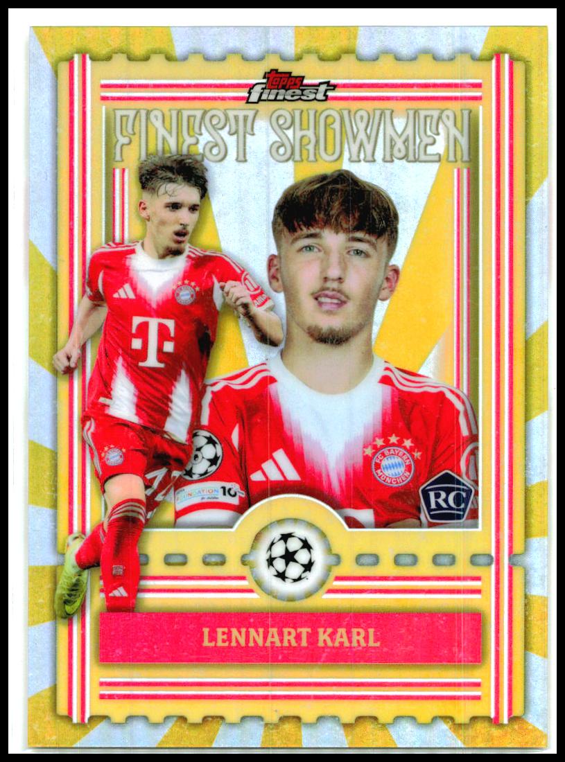2025-26 Finest UEFA Club Competitions Finest Showmen #FS-7 Lennart Karl