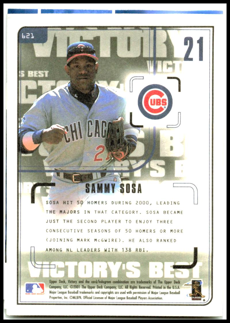 1999 Topps Record Numbers #RN5 Sammy Sosa Chicago Cubs
