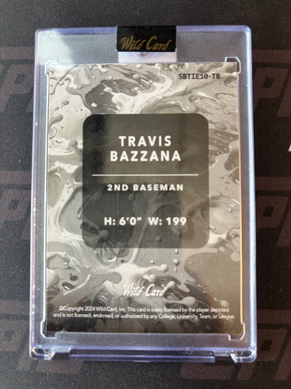 2024 Wild Card Splat - Rainbow Tie Dye #SBTIE10-TB Travis Bazzana #/1