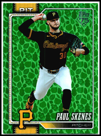 2026 Topps Holiday #100 Paul Skenes Pittsburgh Pirates