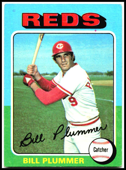 1975 Topps #656 Bill Plummer Cincinnati Reds