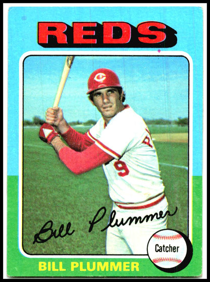 1975 Topps #656 Bill Plummer Cincinnati Reds