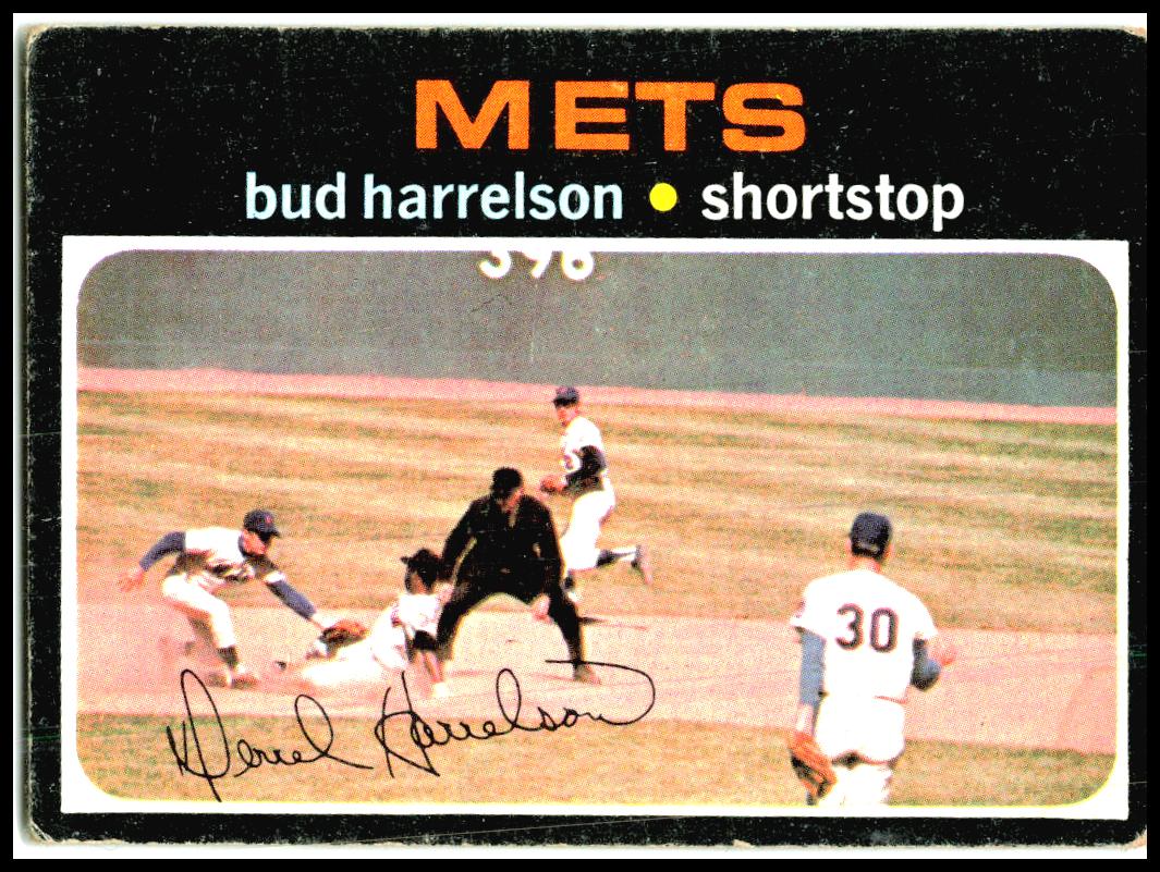 1971 Topps #355 Bud Harrelson New York Mets