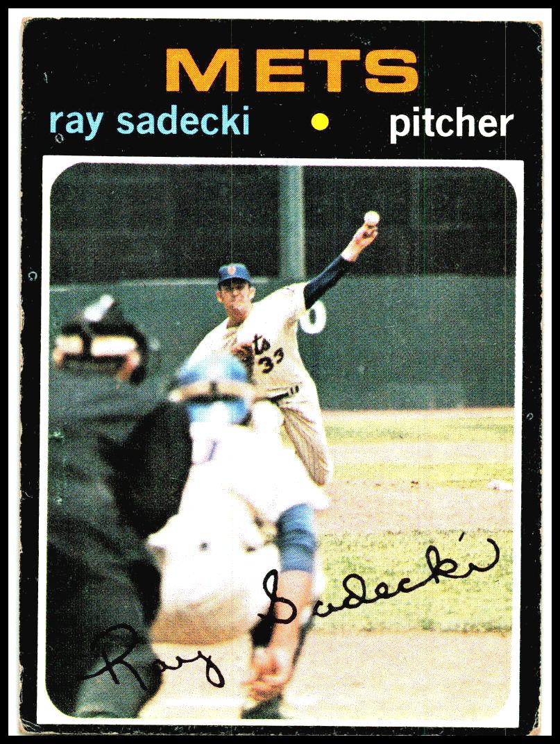 1971 Topps #406 Ray Sadecki New York Mets