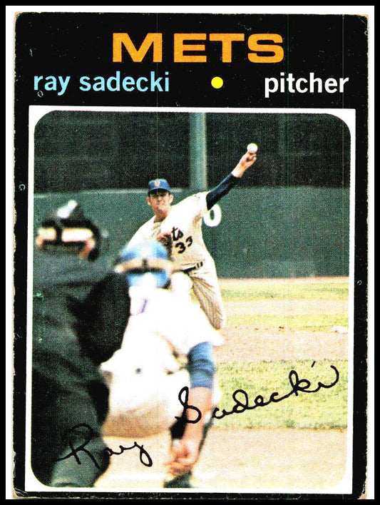 1971 Topps #406 Ray Sadecki New York Mets