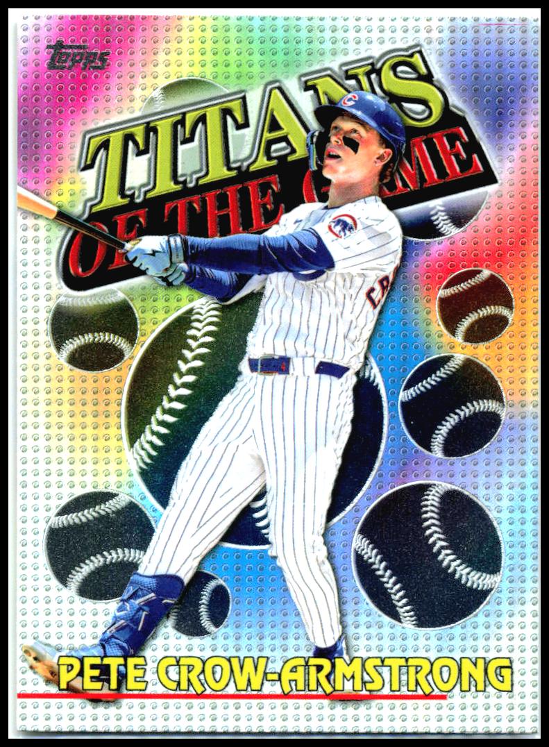 2026 Topps Titans of the Game #TOG-13 Pete Crow-Armstrong Chicago Cubs