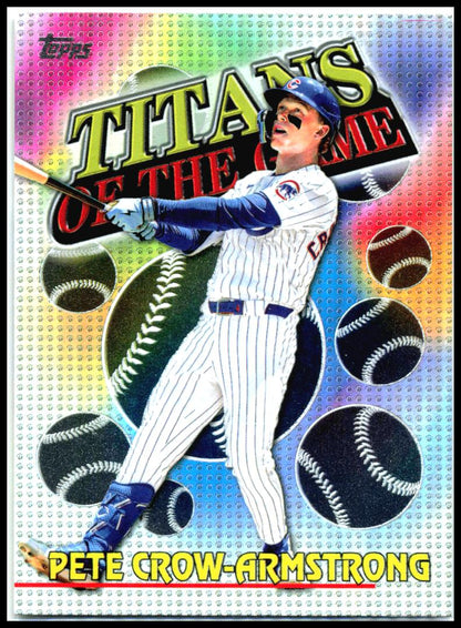 2026 Topps Titans of the Game #TOG-13 Pete Crow-Armstrong Chicago Cubs