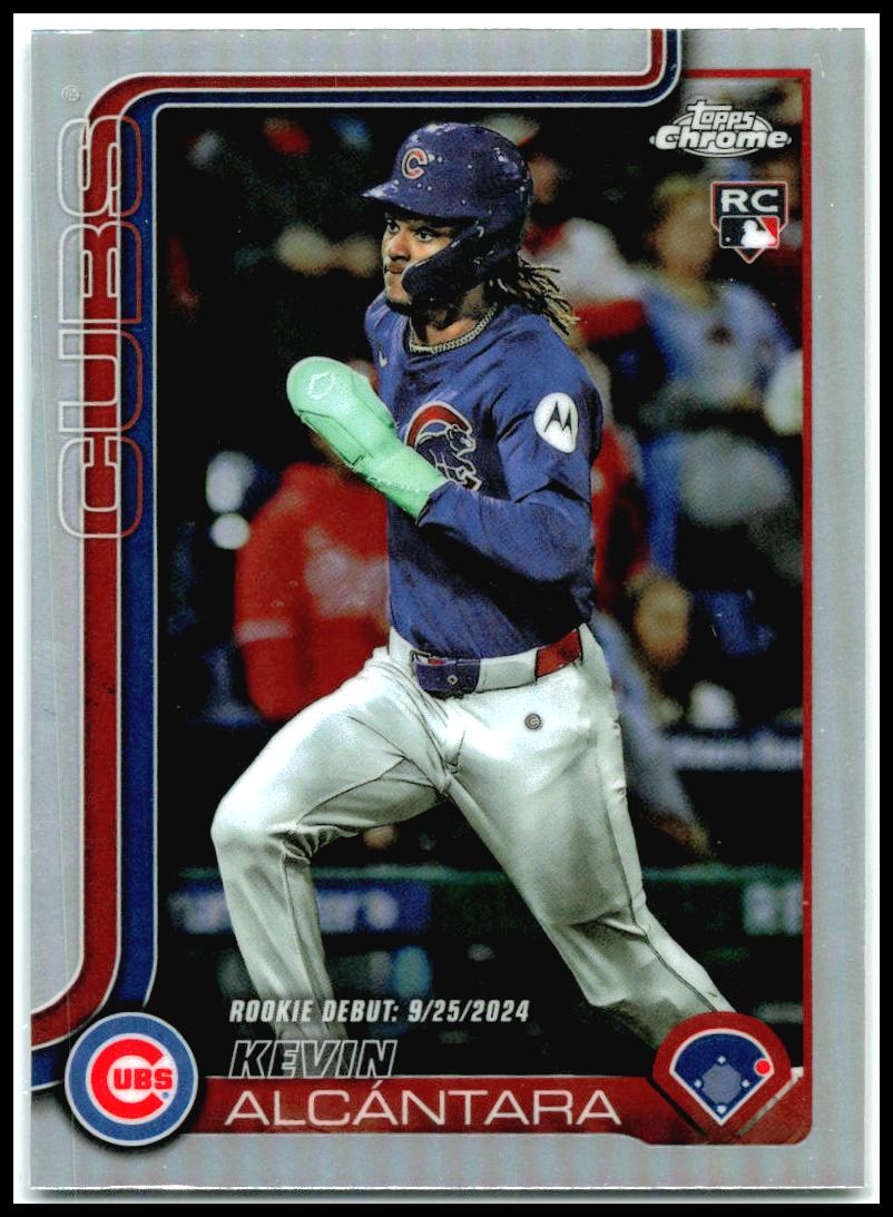 2025 Topps Chrome Update Refractors #USC25 Kevin Alcántara Chicago Cubs