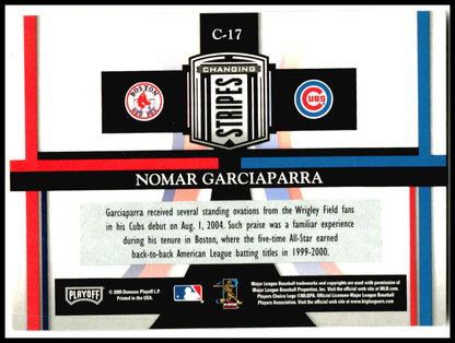 2005 Playoff Prestige Changing Stripes #C-17 Nomar Garciaparra