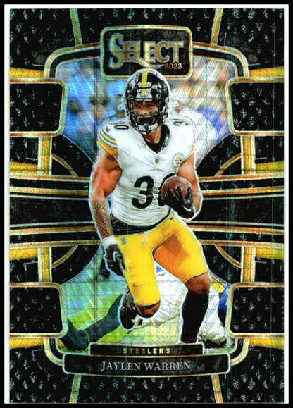 2023 Panini Select Dragon Scale Black Prizms 1/1 #82 Jaylen Warren Steelers
