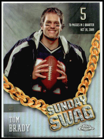 2024 Topps Chrome Sunday Swag Refractor #SS-1 Tom Brady New England Patriots