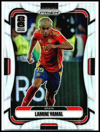 2026 Panini Prizm FIFA World Cup Silver Prizms #70 Lamine Yamal Spain